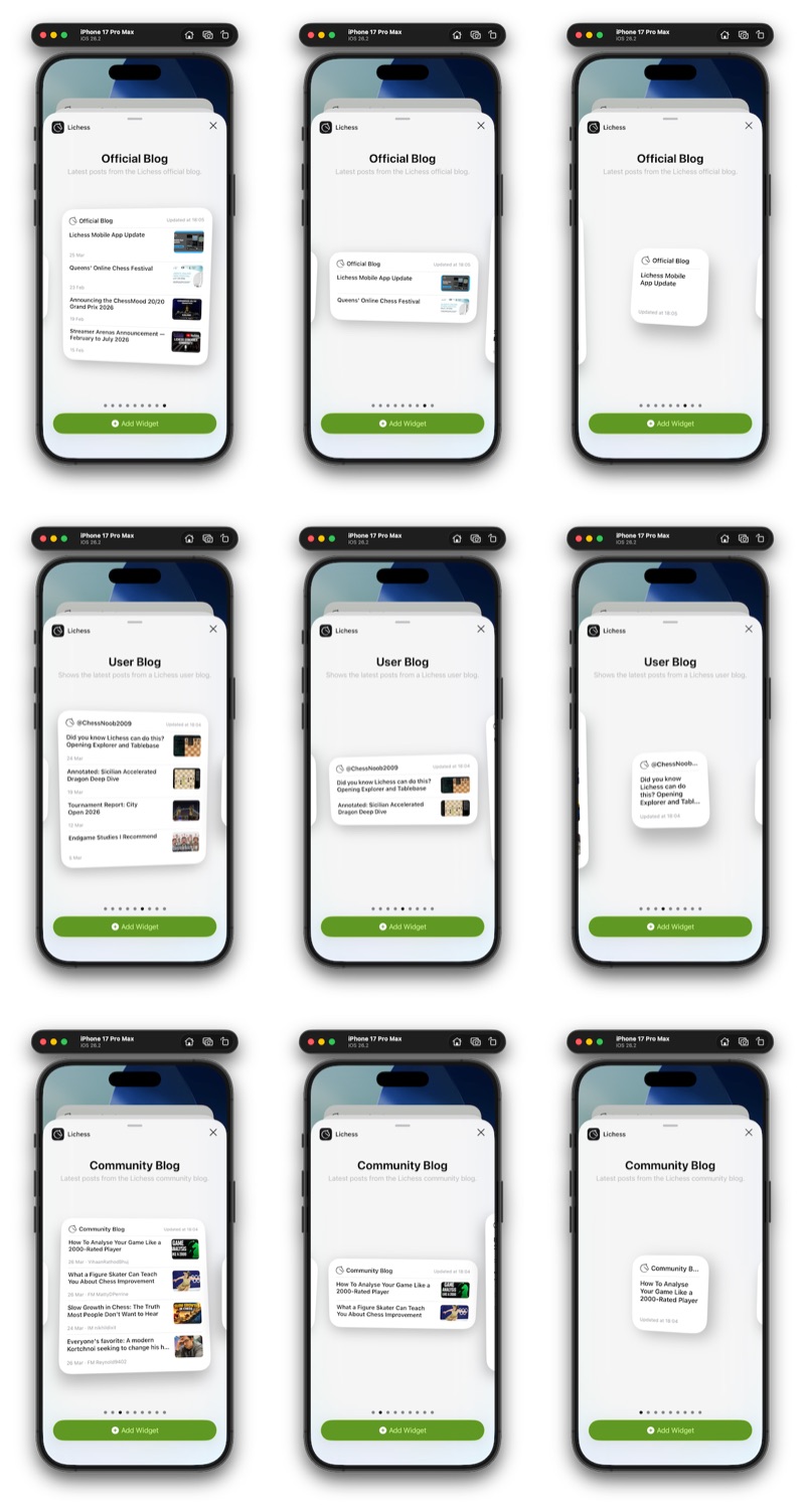Blog Widget Gallery