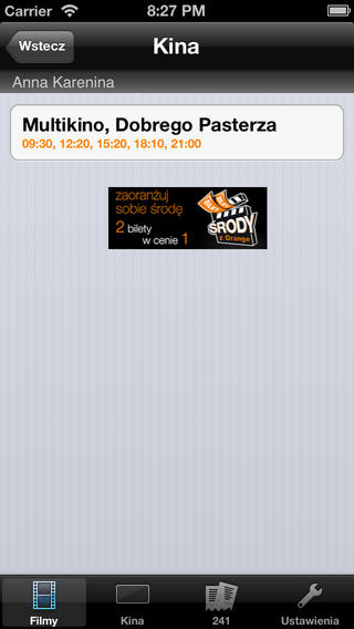 Orange Wednesday — screenings